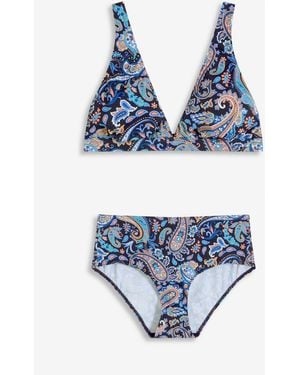 bonprix Bikini Mit Verstellbaren Trägern (2-Tlg.Set) - Blau