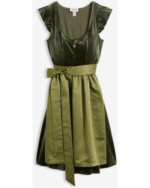 bonprix Dirndl Und Schürze (2-Tlg.Set) - Grün