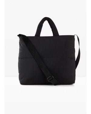 bonprix Shopper Gesteppt - Schwarz
