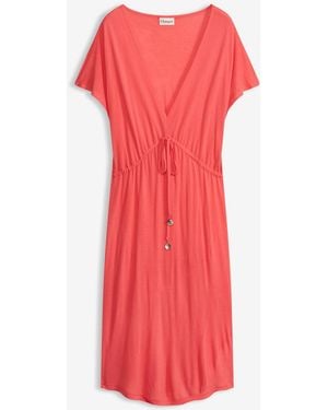 bonprix Strandkleid Aus Softer Viskose - Rot