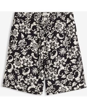 bonprix Shorts Aus Fließender Viskose - Schwarz