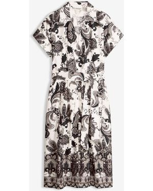 bonprix Kleid Mit Bindeband - Weiß