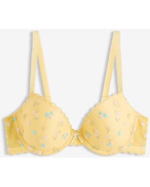 bonprix Schalen-Bh Aus Zarter Stickerei - Mettallic