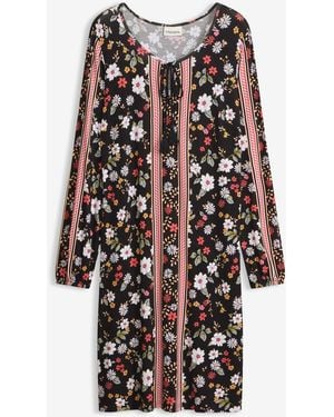bonprix Tunika-Kleid Aus Softem Viskose-Mix - Weiß