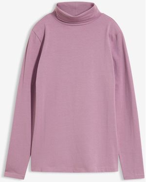 bonprix Langarmshirt Mit Reiner Bio-Baumwolle - Pink