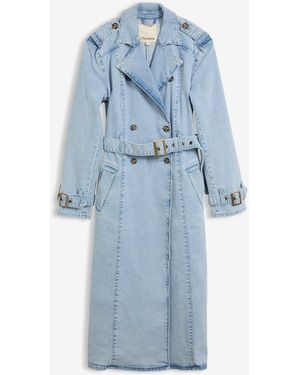 bonprix Denim Trenchcoat - Blau