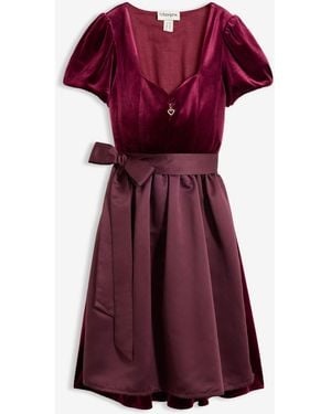 bonprix Dirndl Und Schürze (2-Tlg.Set) - Lila