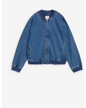 bonprix Denim Blouson - Blau