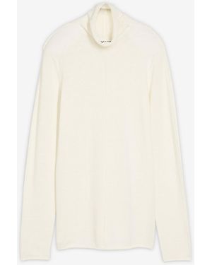 bonprix Rollkragenpullover Aus Weichem Kaschmir-Mix - Weiß