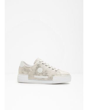 bonprix Rieker Plateau Sneaker - Weiß