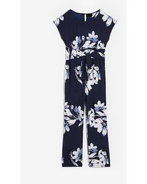 bonprix Jumpsuit Mit Bindeband - Blau