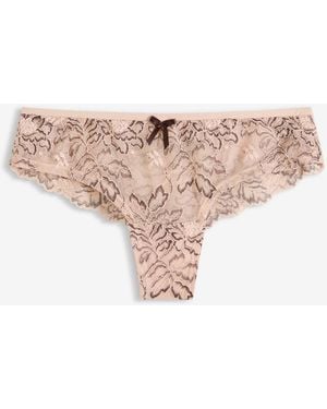 bonprix Brazilslip Mit Zarter Spitze - Natur