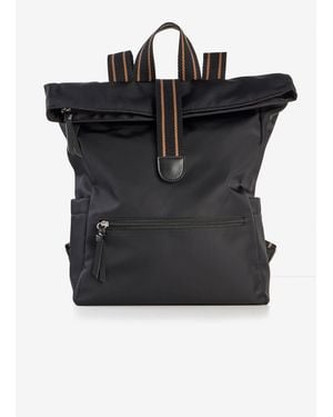 bonprix Rucksack Mit Kontrastdetails - Schwarz