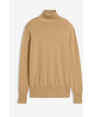 bonprix Basic Rollkragenpullover - Natur