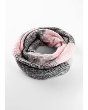 bonprix Loop Schal Mit Effektgarn - Grau