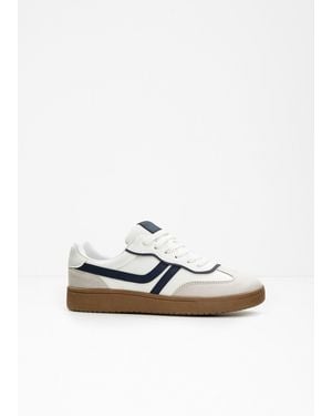 bonprix Sneaker Im Retrolook - Weiß