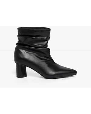 bonprix Stiefeletten Mit Raffung - Schwarz