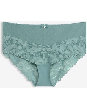 bonprix Maxipanty Mit Zarter Spitze - Grün