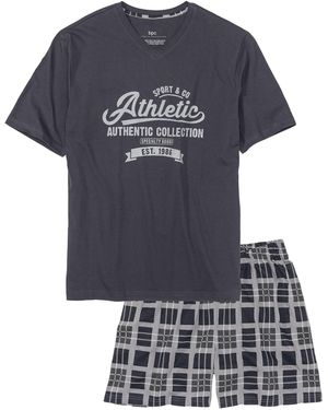 bonprix Shorty (2-Tlg. Set) - Blau
