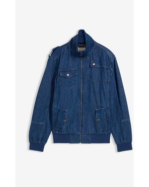 bonprix Jeansjacke Aus Reiner Baumwolle - Blau