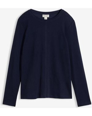 bonprix Langarmshirt - Blau