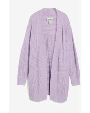 bonprix Longstrickjacke - Lila