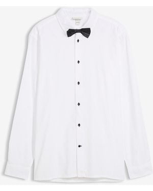 bonprix Hemd Und Fliege (2-Tlg.Set) - Weiß