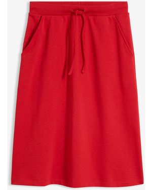 bonprix Leicht Ausgestellter Sweatrock - Rot