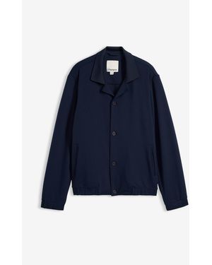 bonprix Anzug-Blouson Aus Bequemen Punto Di Roma - Blau