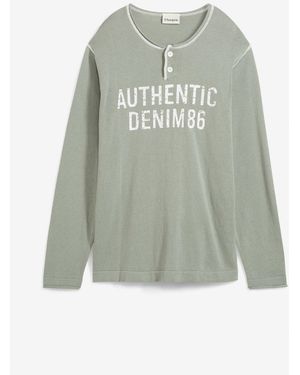bonprix Feinstrick-Pullover Aus Reiner Baumwolle - Grün