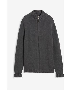 bonprix Strickjacke Aus Reiner Bio-Baumwolle - Grau