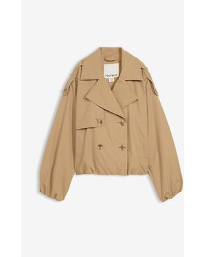 bonprix Kurze Trenchjacke - Natur
