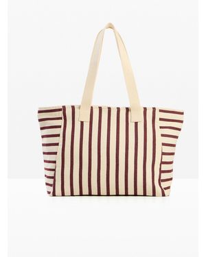 bonprix Shopper Canvas - Weiß
