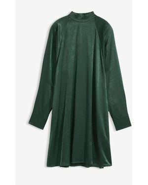 bonprix Kleid Aus Viskose-Mix - Grün