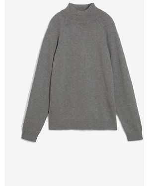 bonprix Rollkragenpullover Aus Reiner Baumwolle - Grau