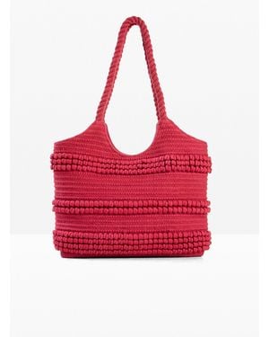 bonprix Baumwollshopper - Rot