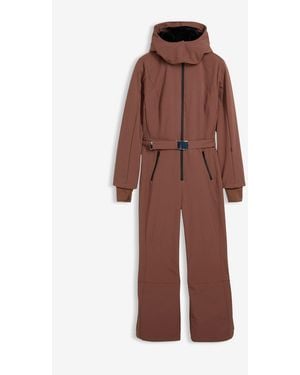 bonprix Wasserabweisender, Warmgefütterter Softshell-Skianzug - Rot