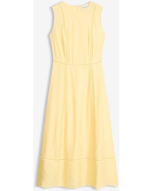 bonprix Midikleid Aus Softem Viskose-Mix - Gelb