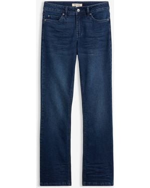 bonprix Bootcut-Jeans Mid Waist - Blau