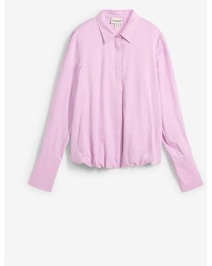 bonprix Satinbluse Aus Viskose-Mix - Pink