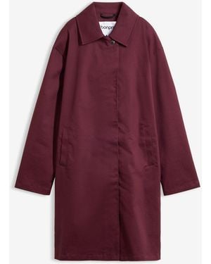 bonprix Wasserabweisender Trenchcoat, Oversized - Rot