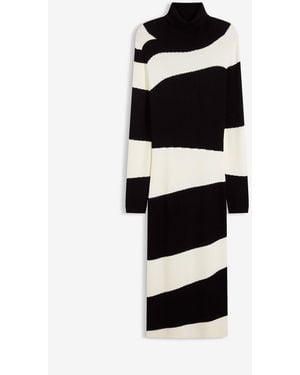 bonprix Strickkleid - Schwarz