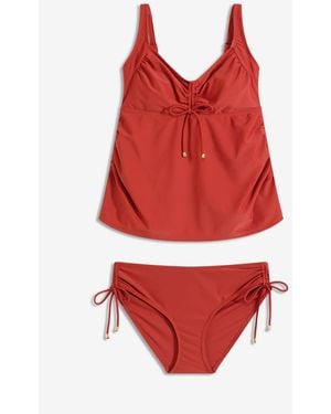 bonprix Umstandstankini (2-Tlg.Set) Mit Bindeband - Rot