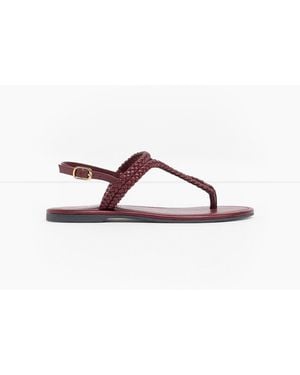 bonprix Zehenstegsandalen - Rot
