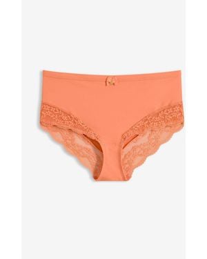 bonprix Maxipanty Mit Zarter Spitze - Orange