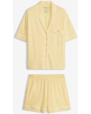 bonprix Shorty Aus Softem Viskose-Mix - Gelb