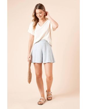 Dorothy Perkins Woven Flippy Shorts - Natural