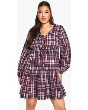Boohoo Tartan Dresses for Women | Lyst Boohoo Tartan Dresses for Women | Lyst