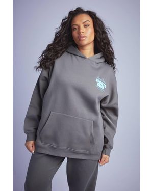 DSGN Studio Plus Dsgn Studio Sport Oversized Hoodie - Gray