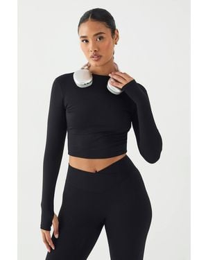 DSGN Studio Ultra Sculpt Long Sleeve Top - Blue
